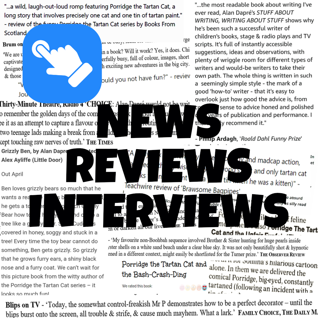 News Reviews Interviews Page for Alan Dapre